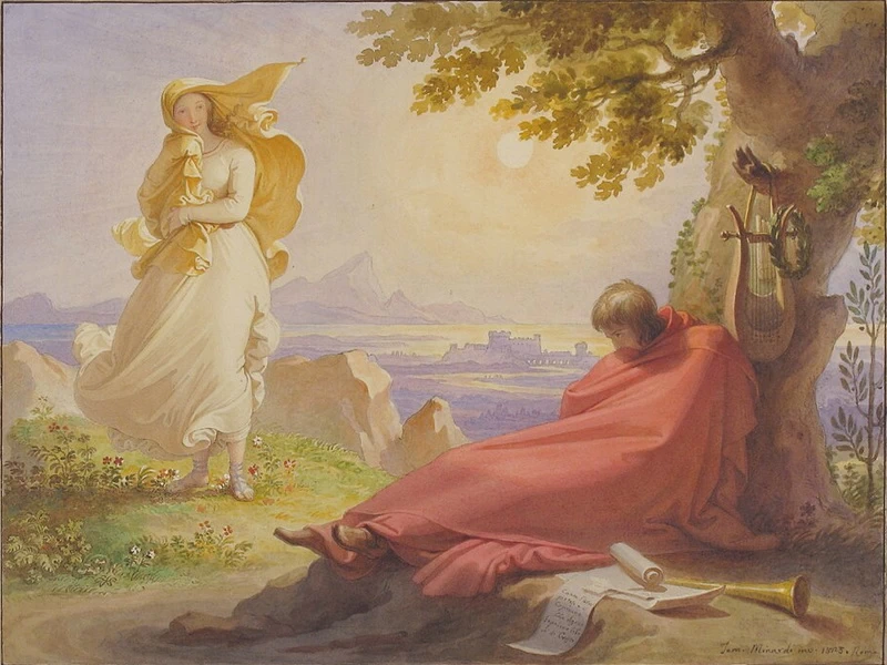 1787-Tommaso Minardi - Tasso contempla la bellezza - Metropolitan Museum of Art, New York